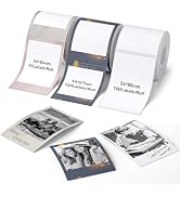 NIIMBOT 3 Rolls B21 Pro Photo Labels, 2.1x3.1Inch White /2.1x3.3Inch Time&Memory/2.1x2.6Inch Best...