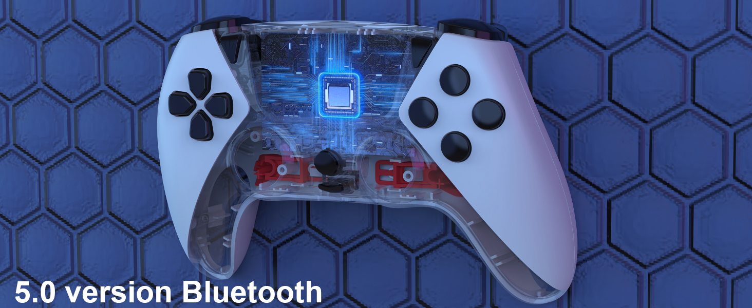 Instant Bluetooth connection with no delay Enjoy smooth, lag-free gaming every time.