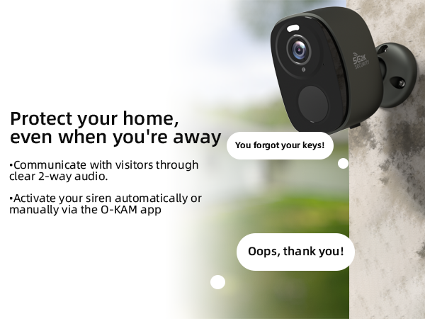 two-way audio camera