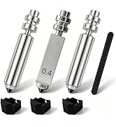 3PK 0.4mm Kobra X Nozzle Hardened Steel Nozzles for Anycubic Kobra 4 Parts | Quick-Swap Integrate...
