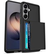 Jiunai for Samsung S26 Case Wallet Card Holder for Credit Access Card IDs License Slide Pocket Sh...