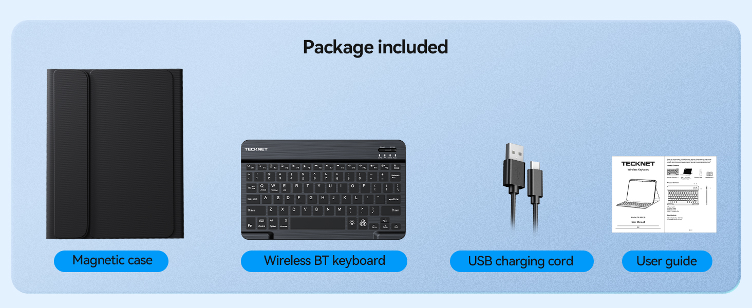 iPad 11th/10th Generation Case with Keyboard
