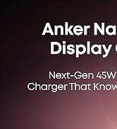 Anker Nano Smart Display Charger, 45W Max USB C Charger for iPhone 18 Pro | New iPhone Recognitio...