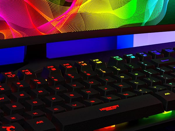 Gaming keyboard and mouse bundle for PS5 Xbox & PC