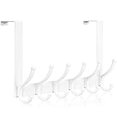 Over The Door Hooks, Over The Door Hanger Hook, Over The Door Towel Rack for Bathroom, Door Towel...