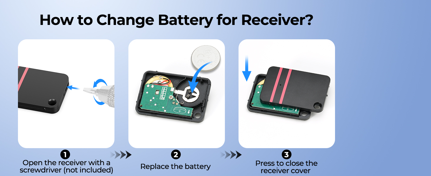 Esky Key Finder, TV Remote Finders Locator with 80dB Sound 6 Receivers Wallet Trackers