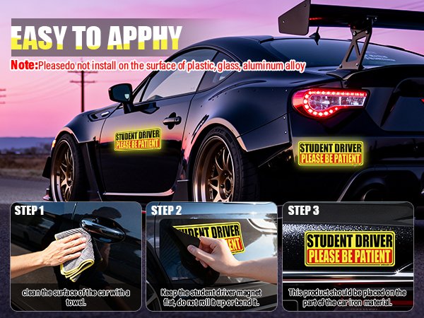 SINGARO STUDENT DRIVER MAGNET