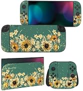 PlayVital for Nintendo Switch 2 Skin Full Set (2-Pack) - Protective Vinyl Decal Stickers for Swit...