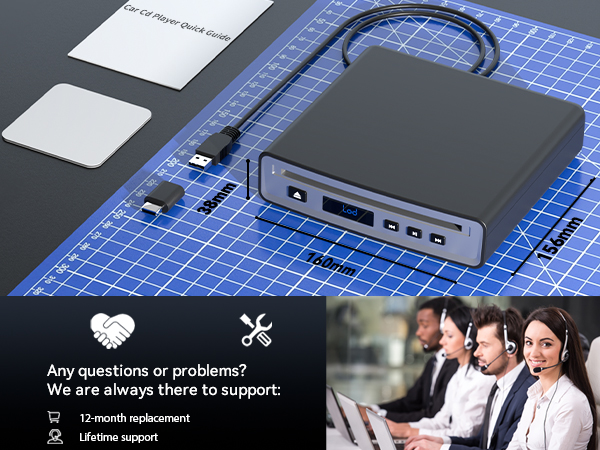 CD Player with Bluetooth