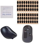 60pcs Black Mouse Feet Sticker Skates Pads Replacement Feet for M215 / M310 / M325 Mouse Pads and...