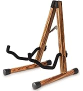 SNIGJAT Wood Guitar Stand, Acoustic Guitar Stand with Padded Foam, Classical Electric Guitar Stan...