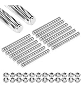 Arwnnklo 12 Pcs 304 Stainless Steel M8 Fully Threaded Rod,3"(77mm) Threaded Rod,Right Hand Thread...
