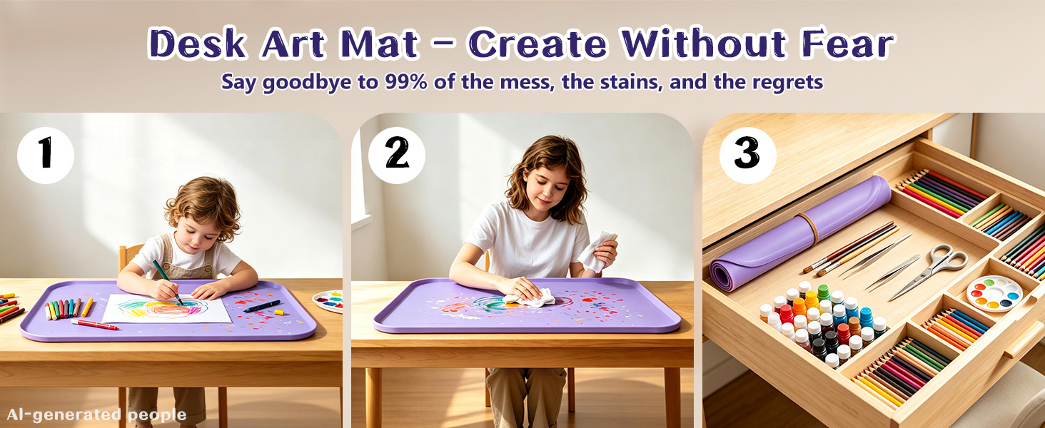 desk art mat