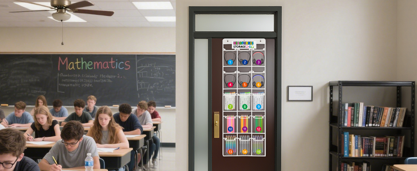 Headphone Storage Classroom 2 Pack Classroom Headphone Storage Organizer