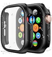 YIJDACASE 2 in 1 Waterproof Case for Apple Watch Screen Protector SE SE 2 SE 3(2025) Series 4 5 6...