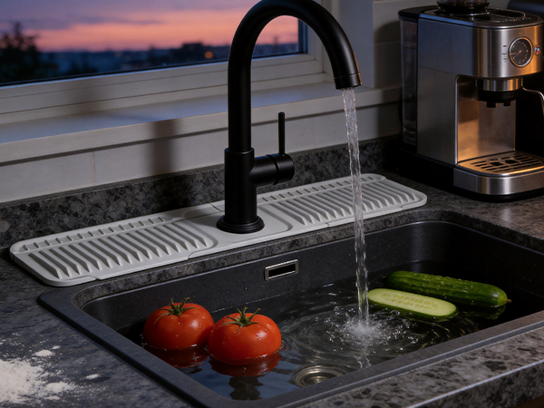 sink faucet mat