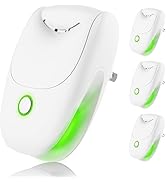 Plug in Air Ionizers, 4 Pack Two-Speed Quiet Negative Ion Air Purifier, Mini Air Ionizers for Hom...