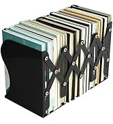 MSDADA Adjustable Bookends, Bookends for Heavy Book, Expandable Book Organizer for Office, School...
