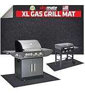 Drymate Under Grill & Griddle Mat, Absorbent, Waterproof, Easy To Clean, Reusable, Deck Protector...