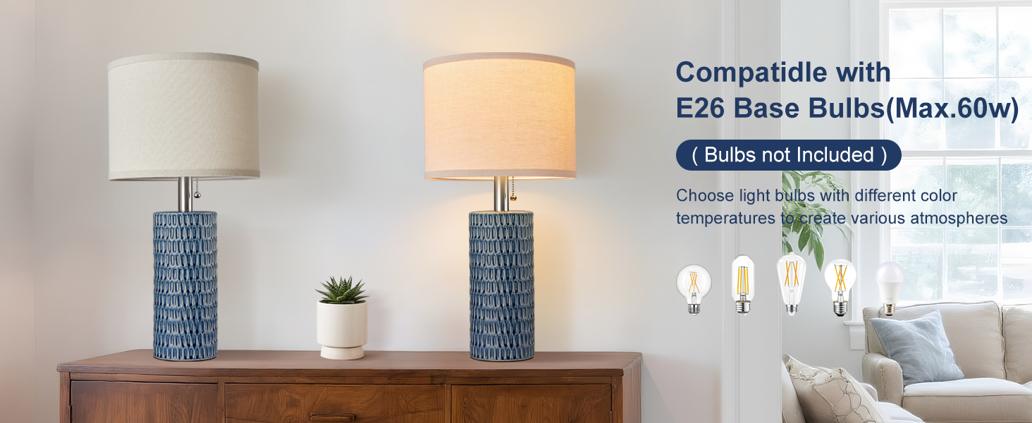 modern table lamps set of 2