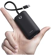 iWALK Mini Portable Charger 10,000mAh, 22.5W USB-C Fast Charging Power Bank with Built-in Cable, ...