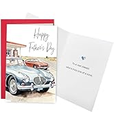 Retro Classic Car Fathers Day Card for Man, Funny Father’s Day Card for Dad Granddad Uncle, To A ...