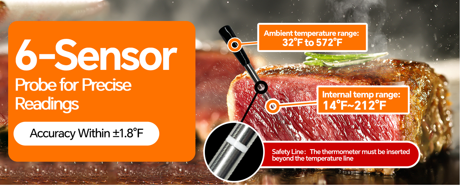 bbq meat thermometer wireless