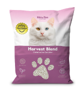Kitty Poo Club Advanced Harvest Blend Soy Cat Litter, 7.5 lbs, Natural Plant-Based, Unscented, Fa...