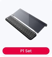 Vaydeer Keyboard Stand with Wrist Rest Set, Acrylic Keyboard Riser for Desk | Memory Foam Wrist P...