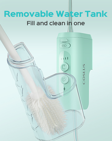 Water Flosser, Water Dental Flosser Pick for Teeth: COSLUS Mini Portable Travel Floss Picks