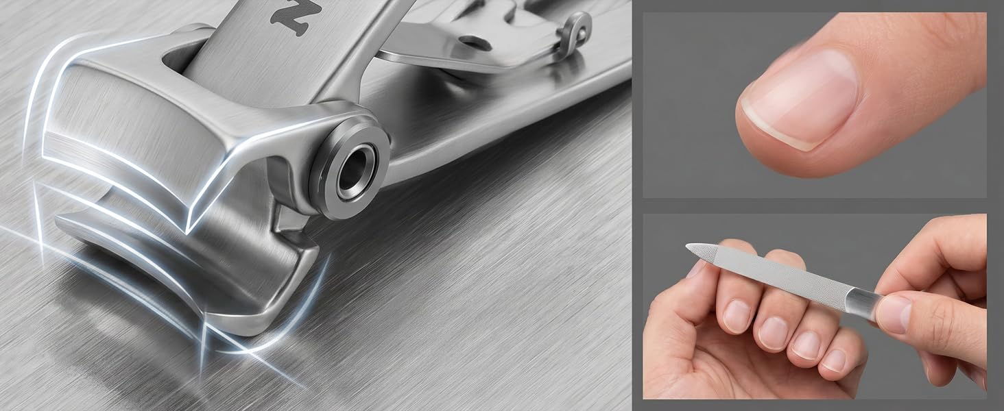 extra wide opening toenail clippers for thick nails