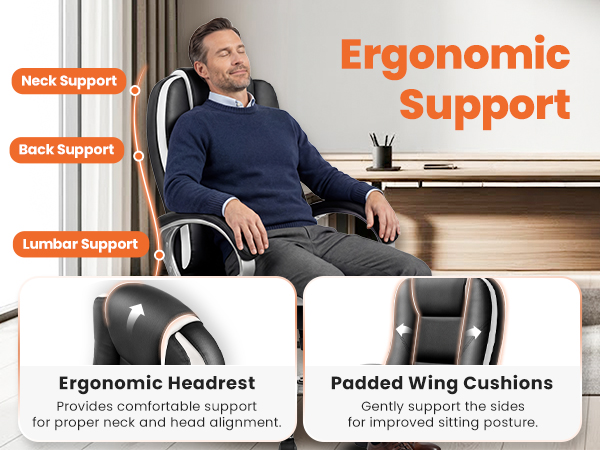 Office chair for work, computer desk, conference rooms