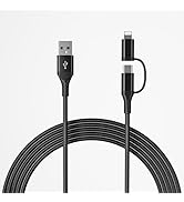 usb to usb c and lightning cable 6ft
