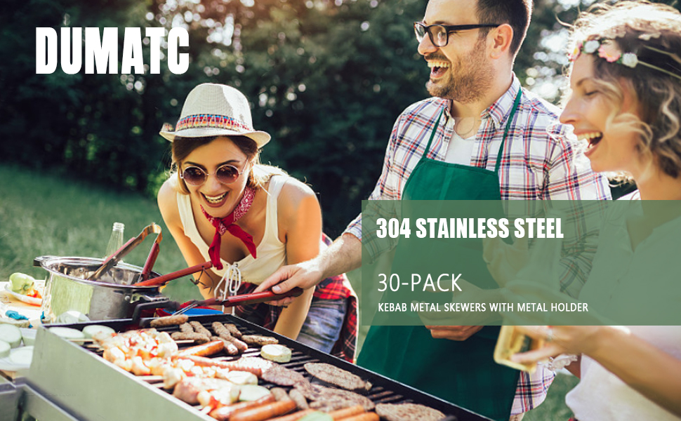 Metal skewers kebab stainless steel skewers