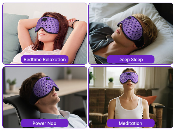 weighted cooling eye mask for sleeping bluetooth sleep mask