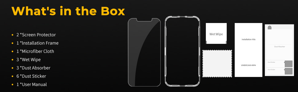 3-Pack Screen Protector for iPhone 14