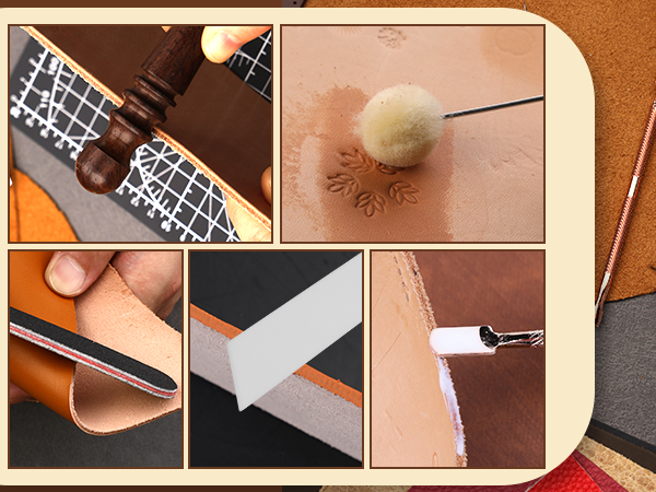 TLKKUE Leather Tooling Kit