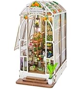 LED Book Nook Kit, Decorative Bookend Stand, 3D Wooden Puzzle Bookend for Adults-Bookshelf Insert...