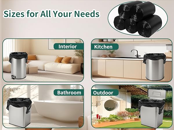 large kitchen garbage bags