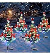 ULAROOM Solar Christmas Tree Light - Christmas Waterproof Small Pathway Lights, Outdoor Lights Ch...