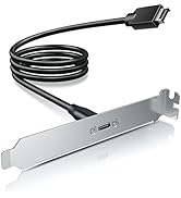 GRAUGEAR 20Gbps USB 3.2 Gen 2x2 USB-C Front Panel Type-C Adapter, Motherboard Header Extension Ca...