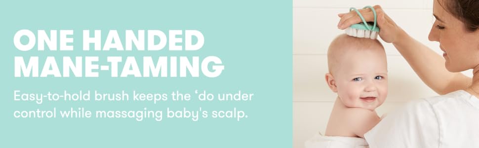 summer infant brush and comb, wooden baby hair brush, prevent cradle cap, hair and scalp,
