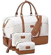 Weekender Bags for Women with Toiletry Bags Large Overnight Bags Travel Duffel Bag Carry On Shoul...