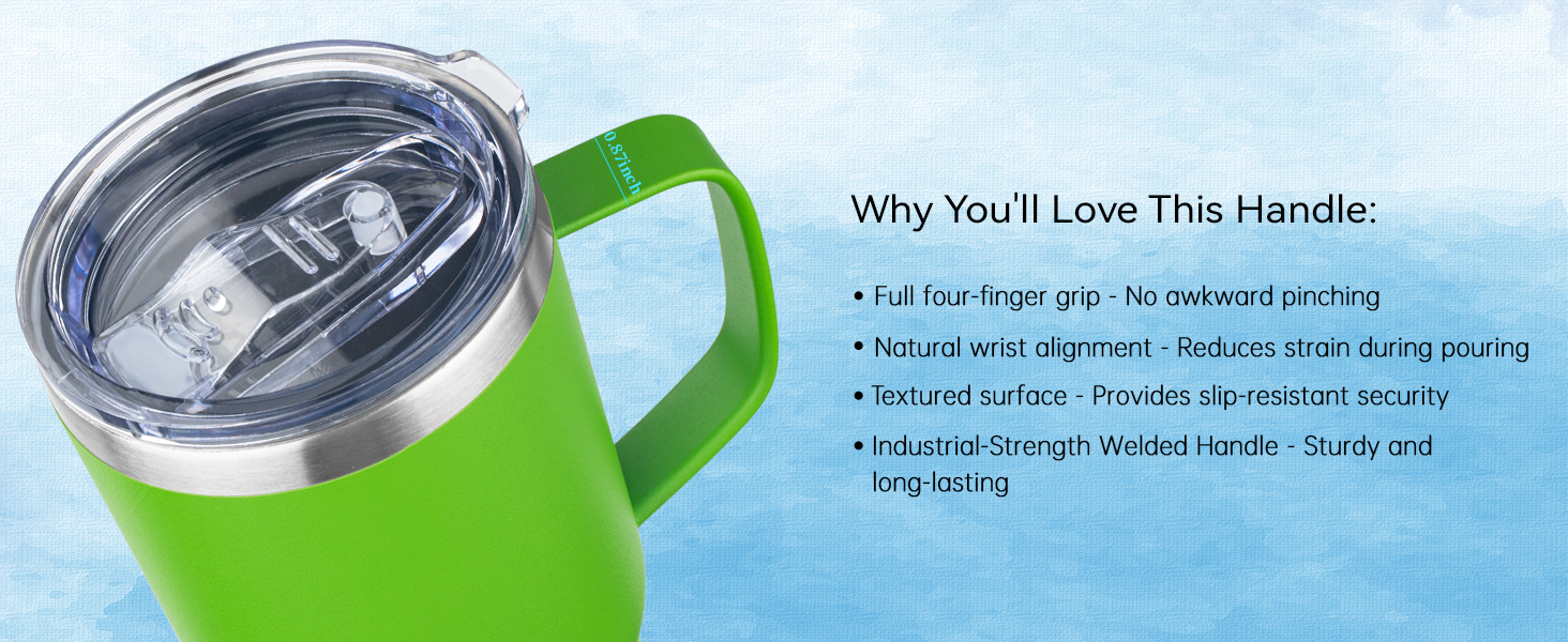 Insulated Coffee Mug with handle