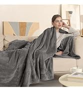 COZYTY Electric Blanket Heated Blanket Full Size, Super Soft Cozy Upgraded Flannel Heating Blanke...
