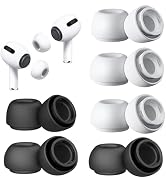 Polislime 6 Pairs Replacement Ear Tips for AirPods Pro 2nd/1st Generation with Cleaner kit,Noise ...