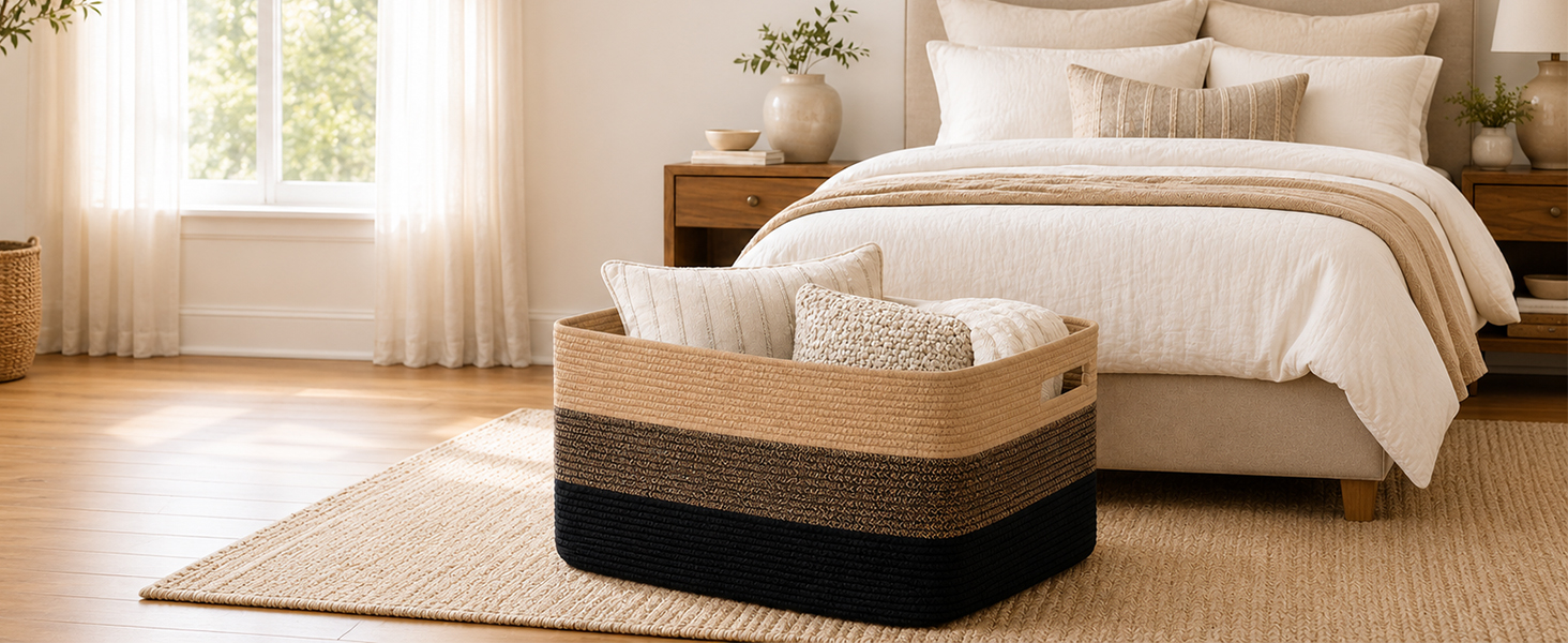 OIAHOMY BLANKET BASKET