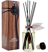 LOVSPA Reed Diffuser Set, Santal (Sandalwood) Scented Oil Diffuser with Sticks, Home Fragrance Ac...