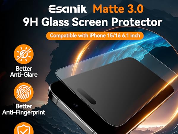 iphone 16 matte screen protector