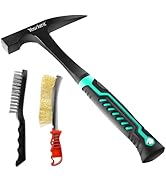 YesRight Chipping Hammer, 22oz Welding Chipping Hammer with 2Pcs Steel Wire Brush, Sheet Metal Ha...